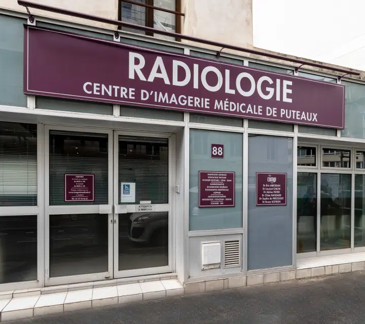 Entrée du centre radiologie médicale de puteaux | centre jaures | Imagerie Cardinet | Région Parisienne
