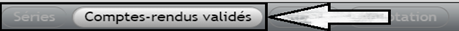 Bouton intitulé Comptes rendus validés avec une flèche| Imagerie Cardinet | Région Parisienne