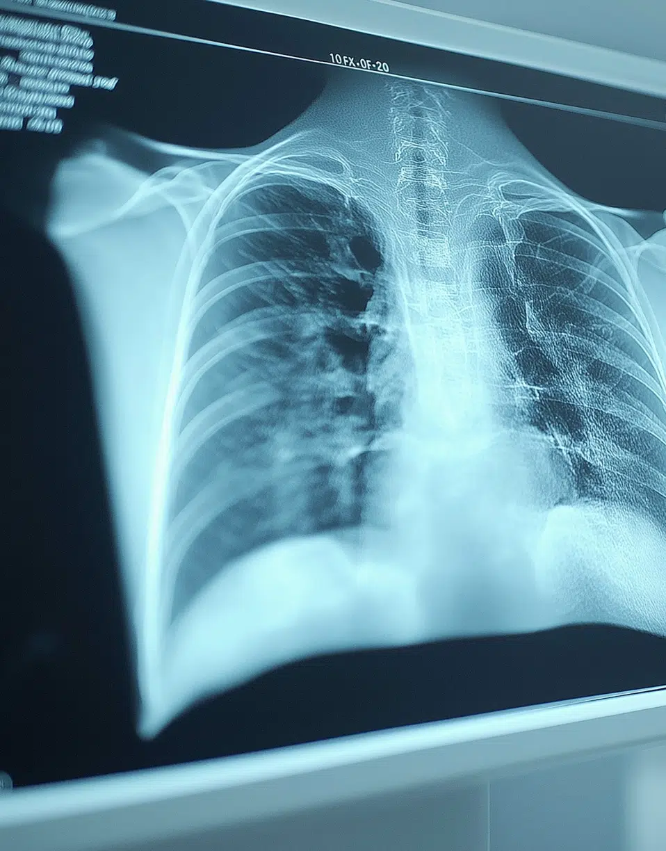 Radiographie thoracique montrant les poumons - radiographie thoracique | Imagerie Cardinet | Région Parisienne